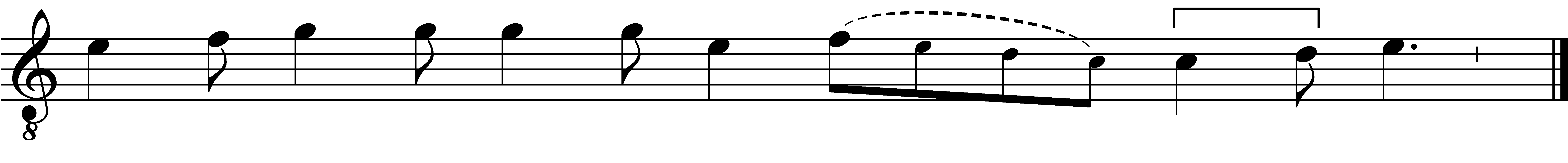Refrain musical notation